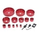 thumbnail image 5 of Kit de herramientas de apertura de agujeros para carpintería con 1 broca, 1 junta, 1 llave hexagonal, cortador abridor de sierra de 13 agujeros, 5 of 8