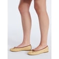 thumbnail image 2 of Free Assembly Women's Raffia Daisy Ballet Flats with Bow, 2 of 9