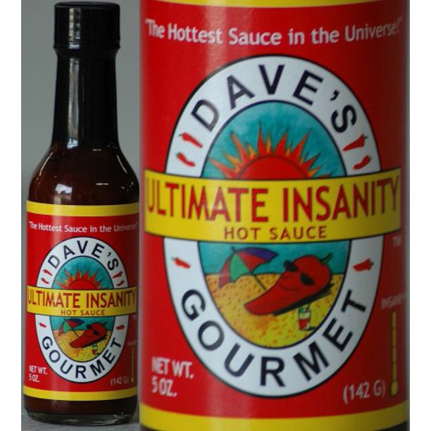 Daves insanity sauce warning label