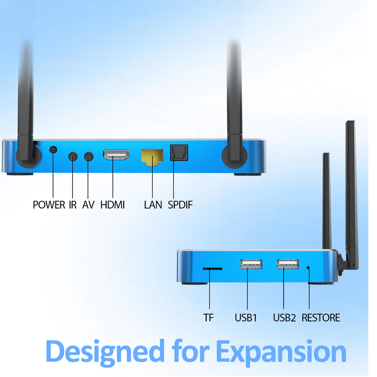 KEEPIMO Super Box S5 Max PRO 2025, 6K Android TV Box, WiFi 6
