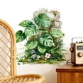 thumbnail image 4 of Vinilo decorativo de pared con plantas tropicales y hojas de tortuga | Adhesivo botánico para dormitorio, sala de estar y baño, 4 of 5