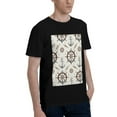 thumbnail image 2 of Bingfone Anchor With Rope Men'S Loose Fit Short-Sleeve Pocket T-Shirt, 2 of 7