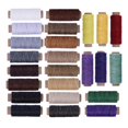 thumbnail image 5 of Bobina de Surtido de de Coser, 24 Colores, 55 Yardas Cada , Kit de Costura de Hilo Encerado, Hilo Encerado Multiusos para Coser a Mano Baoblaze coser hilo de cera plano, 5 of 5
