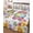 Green, variant on Quilts Queen Size Bedding Set, Easter Gnomes Reversible Summer Quilt 3 Pieces, Spring Floral Eggs Flowers Butterflies Gray Plaid Lightweight Bedspreads Coverlets with 2 Pillow Shams for All Seasons