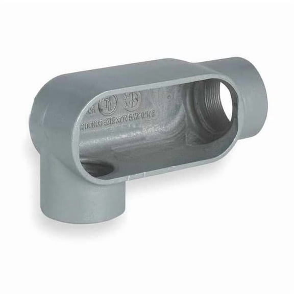 Hubbell Killark Conduit Outlet Body,Iron,Trd Sz 1 1/2in LR57