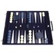 thumbnail image 1 of Middleton Games Deluxe Backgammon Set - Juego de mesa (azul - 18 "x 12") Middleton Games 730699629724, 1 of 1