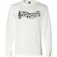 thumbnail image 3 of Inktastic Music Staff Musical Long Sleeve T-Shirt, 3 of 5