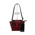 thumbnail image 5 of Single Shoulder Bag Rivet Bag 7.48×7.48×3.94in Removable Shoulder Belt Can Be Held Or Diagonal Across A Variety Of Matching Styles Darkred Geometric Patterns_3, 5 of 6