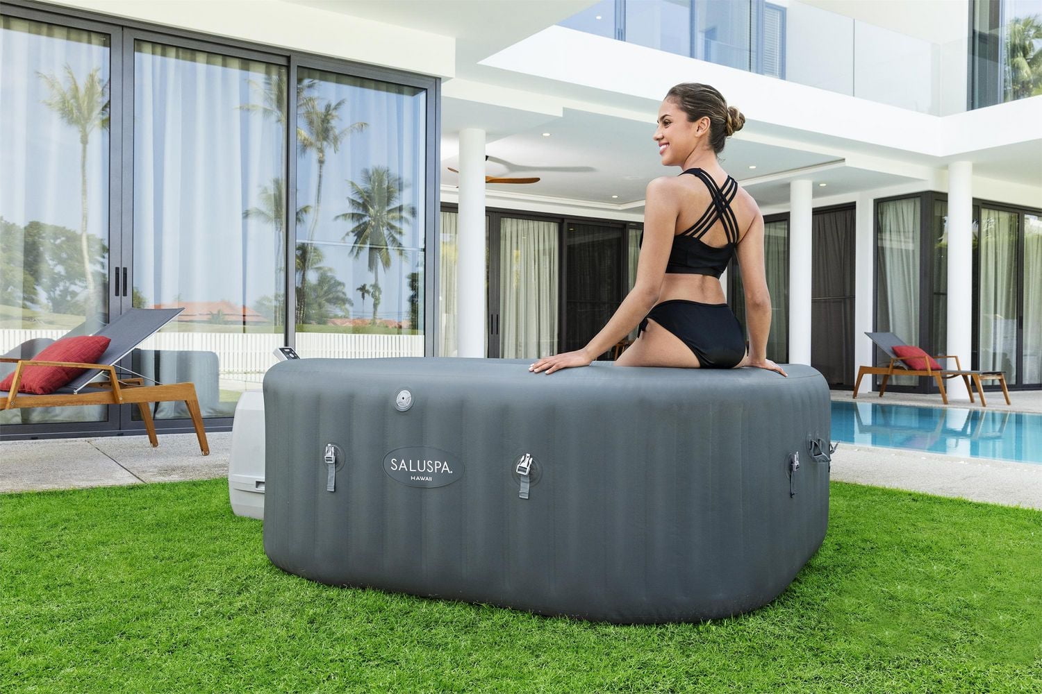 Spa gonflable SaluSpa® Hawaii Smart HydroJet Pro™ pour 4 à 6 personnes