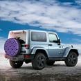 thumbnail image 7 of Rv Spare Tire Cover 14 inch - bat night sky purple cool Tire Covers for Trailers, Adjustable Camper Spare Tire Cover, 7 of 7