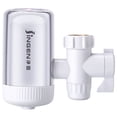 thumbnail image 1 of Purificador de agua para grifo, grifos blancos, filtro de agua lavable para fregadero, agua refrescante, 1 of 9