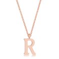 thumbnail image 1 of Precious Stars Collier Initial en Acier Inoxydable Or Rose, 1 of 1