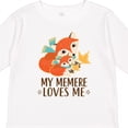 thumbnail image 4 of Inktastic My Memere Loves Me Fox Boys or Girls Long Sleeve Toddler T-Shirt, 4 of 5