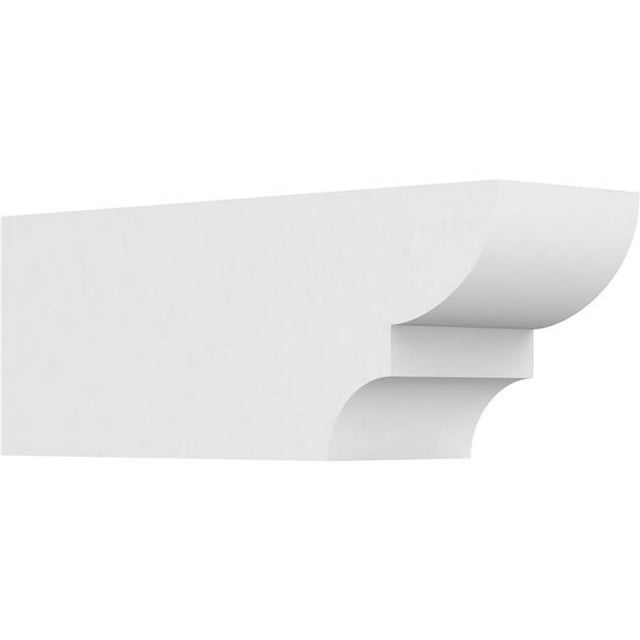 Ekena Millwork RFTP05X06X16RID 6 x 5 x 16 in. Standard Ridgewood Architectural Grade PVC Rafter Tail