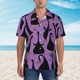 thumbnail image 2 of Fotbe Funny Goose Camisa Hawaiana para Hombre Unisex – Camisa Casual de Verano con Botones de Manga Corta de Algodón y Lino,Large, 2 of 7