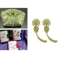 thumbnail image 2 of Ywmsfl Chinese Knots Tassels Buckle Sewing on Buttons 1Pair Knot Tassels for Traditional Cheongsam Scarf Cardigan Costume Decor, 2 of 9