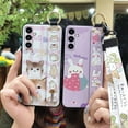thumbnail image 5 of LYM-Phone Case For Samsung Galaxy A15, Durable Phone Holder Back Cover Soft case Protective Waterproof Cartoon Cute Lanyard Wristband Ring Anti-dust Shockproof Anti-knock Kickstand, 5 of 9