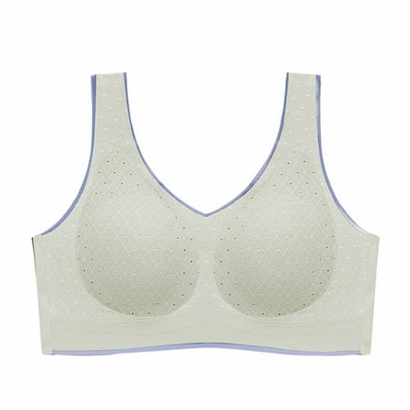 

XIAOFFENN High Impact Sports Bra Sports Bras For Women Plus Size Women S Seamless Latex Sports Bra Comfortable Breathable Base Top Underwear Clearance