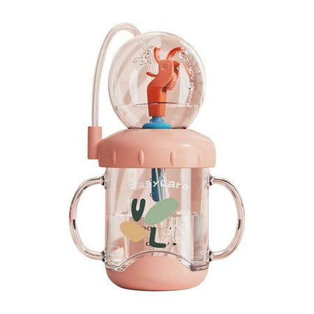 

Cute Diving Portable Water Cup Whales Water Spray Cup Baby Straw Cup