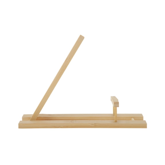 Unique Bargains 1 Pc Fan Display Stand Sturdy Detachable Vertical Multi-Function Wood Color