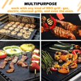 thumbnail image 4 of Z GRILLS BBQ Grill Mat Anti-Stick Barbecue Cuisson au Four 10PCS 15.75 x 13", 4 of 7