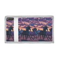 thumbnail image 2 of Cloth Wallet with Lanyard & Multiple Compartments Fashion Purse Zipper Clutch Bag for Cash Cards Coins Wild Horses Running, 2 of 7