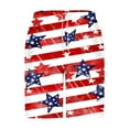 thumbnail image 4 of Awdneio Mens Shorts American Flag Swim Trunks USA 4th of July Patriotic Board Shorts Quick Dry Lined Beach Shorts, 4 of 5
