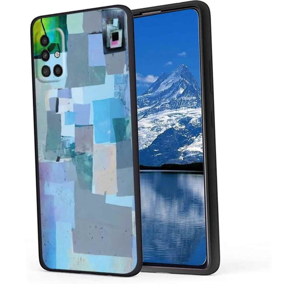 Compatible with Samsung Galaxy A71 4G Phone Case, Photo-Collage-Cute-Abstract-Art-9 Case Silicone Protective for Teen Girl Boy Case for Samsung Galaxy A71 4G