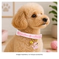 thumbnail image 4 of Collar Prichos París de Textil Metal y Plástico Rosa 1 Pieza, 4 of 4