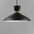 thumbnail image 4 of 11304BKSBR-Maxim Lighting-Carillon - 1 Light Pendant-8.75 Inches Tall and 15.75 Inches Wide-Black/Satin Brass Finish    -Traditional Installation, 4 of 5