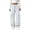 White,#007, variant on Women Y2K Baggy Streetwear Hip Hop Parachute Pants Lightweight Wide Leg Drawstring Cargo Pants Dance,L