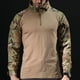 thumbnail image 4 of Camisas de Otoño Para Hombres Camiseta de Manga Larga Con Cuello En V Camuflaje Traje de Entrenamiento Camiseta Superior Odeerbi ODB-4, 4 of 4