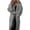 Grey, variant on Sweaters For Women Autumn Color Blocked Loose Casual Cardigan Long Hooded Knitted Sweater Polyester Spandex A Coat Outerwear Coats 1Pc Yellow 3Xl Winter Coats For Women