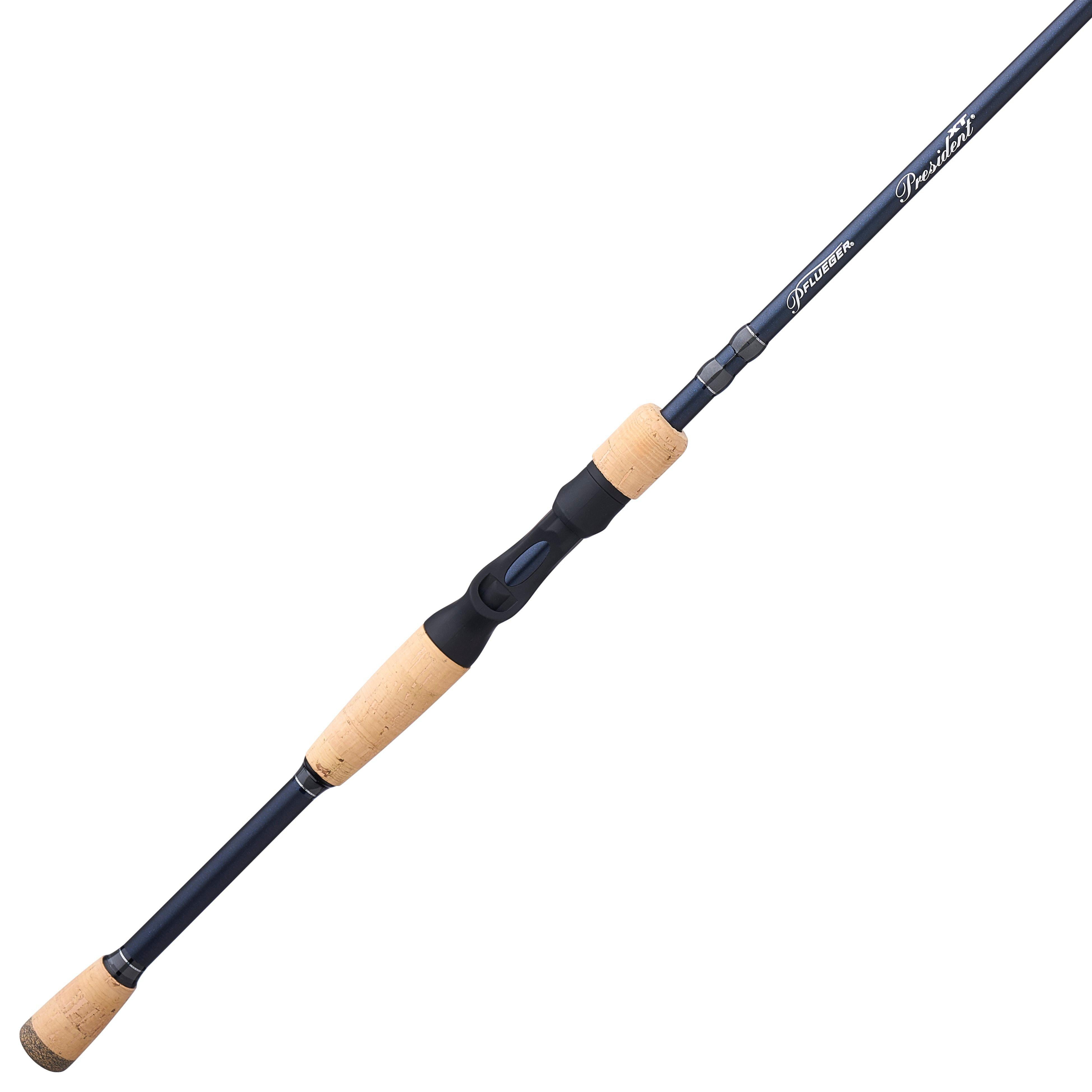 Pflueger President XT Casting Fishing Rod, 6'6" Medium