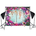 thumbnail image 2 of Dainzusyful Room Decor Accessories 3D Background Cloth Imitation Wood Grain Photography Shooting Background Cloth Home Decor, 2 of 2