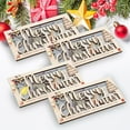 thumbnail image 4 of sunsanly Christmas Money Holder Wooden Cash Holder Money Envelope Wallet Xmas Tree Decoration for Holiday Indoor Outdoor Party Decor, 4 of 7