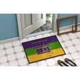 thumbnail image 2 of Mardi Gras Door Mat Doormat, 2 of 2
