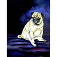 thumbnail image 1 of 11 x 15 in. Pug Penny For Your Thoughts Flag Garden Size, 1 of 1