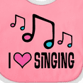 thumbnail image 4 of Inktastic Choir Singer Music I Love Singing Girls Baby Bib, 4 of 4