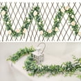 thumbnail image 5 of 4Pack Artificial Eucalyptus Garland, Fake Eucalyptus Greenery Garland Wedding Backdrop Arch Wall Decor, 5.9 ft/Strand Fake Eucalyptus Vine for Party Table Decoration, 5 of 9