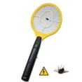 thumbnail image 2 of Decor Hut Electric Bug Zapper Fly Swat Pest Control Handheld Yellow Large Battery Operated Kills on Contact Indoor & Outdoor use, 2 of 6
