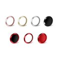 thumbnail image 2 of Home Button Sticker Universal Series Metal Home Key Fingerprint Recognition for iPhone - With Packaging (White Color with Rose Gold Edge), 2 of 2