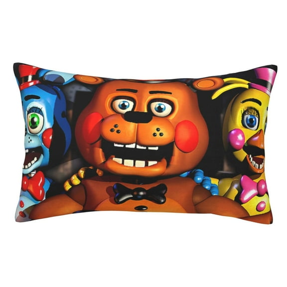 Saiise Five Nights At Freddy'S Printed Pillowcases with Envelope Closure, Gift for Women Men-14"x20" (Pillow not included)