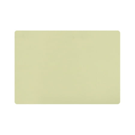 1 Pcs Placemats Plastic Table Mats 16.93X11.81 Inch Rectangle Heat-Resistant Place Mat Water-Proof Non-Slip Dining Table Mats Wipeable Washable Placemats Place Mats For Kitchen Table Light Yellow