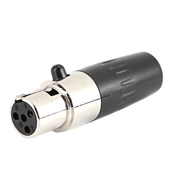 XLR Female Connector XLR Connector, 5.0mm/0.2in Aperture Audio Connector, for Microphones Household