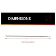 thumbnail image 4 of Arc Welding Electrodes 1/8 Inch E7014 - 5lb - Hot Max 23047 Steel Welding Rods for Mild Steel, All Positions, Flat Smooth Bead, 70,000 PSI Tensile Strength, 4 of 6