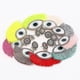 thumbnail image 3 of Pendientes colgantes bohemios con forma de ojo, aretes bohemios con borlas y flecos grandes para mujer, O, E1119, color negro, 3 of 5