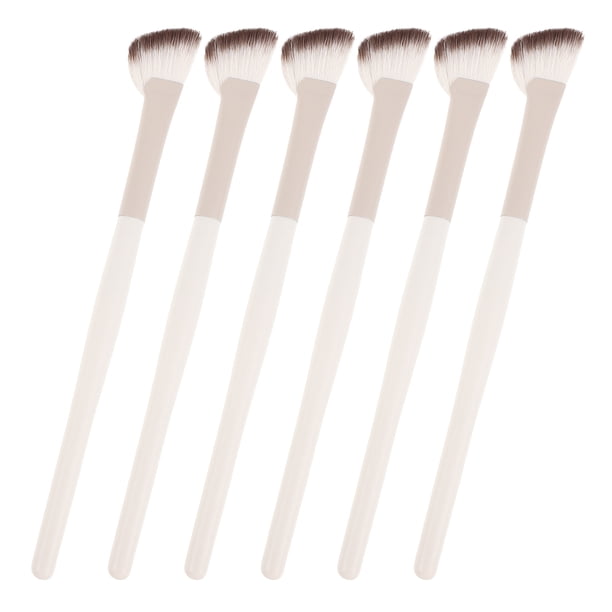 CRAFTHROU 6Ud Brochas Beige Para Maquillaje Con En Para Sombreado Y Contorno