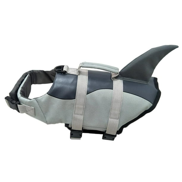 Durable perro mascota chaleco traje de baño chaleco de flotación de Silver_S Sunnimix chaleco salvavidas