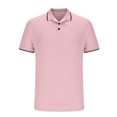 thumbnail image 5 of Jamicy Mens Shirts Casual Gift for Men Men's Knit Polo Shirts Casual Short Sleeve Button Down Shirts Crochet Classic Golf Polo Collared Shirts, 5 of 6